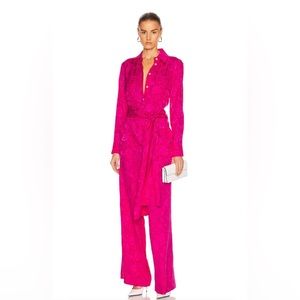 Hot Pink Staud Jumpsuit (XS)